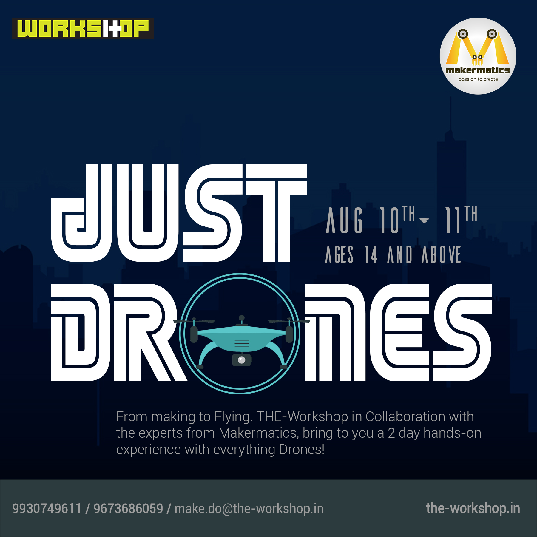 THE-Workshop_jUST DRONES_fbPOST_aug